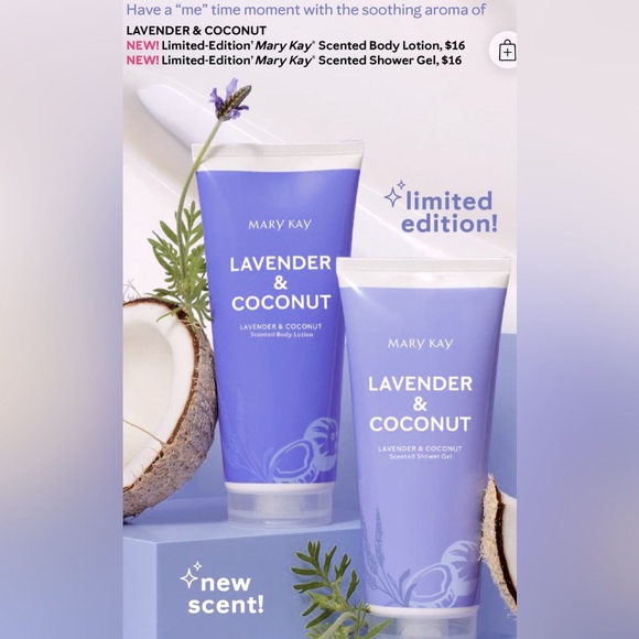 Mary Kay | Bath & Body | Mary Kay Lavender Coconut Limited Edition